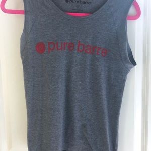 Pure Barre Grey Workout Tank Size S 💪